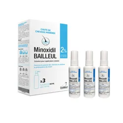 Combo 3 Lọ Xịt Mọc Tóc Laboratoires Bailleul Minoxidil Bailleul 2% - 60ml x 3
