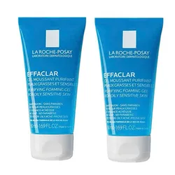 Combo Gel Rửa Mặt Tạo Bọt La Roche-Posay Effaclar Purifying Foaming (50ml x 2)