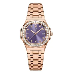 Đồng Hồ Nữ Carnival 8160L2-VH-TIM Màu Tím Vàng