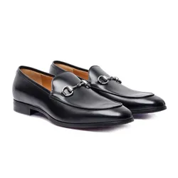 Giày Lười Nam Gucci Horsebit Loafers 795116 AADQC 1000 Màu Đen Size 40.5