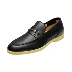 Giày Lười Nam Gucci Loafer With Horsebit 782672 1XH00 1000  Màu Đen Size 41