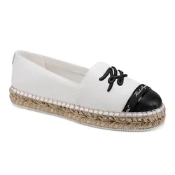 Giày Slip On Nữ Karl Lagerfeld Paris Script Millicent Màu Trắng Size 41-42