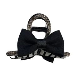 Kẹp Tóc Nữ Meri Simple Black Bow HC210 Màu Đen