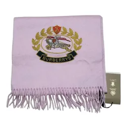 Khăn Quàng Cổ Nữ Burberry Scarf Muffler Cashmere Màu Hồng