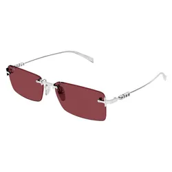 Kính Mát Gucci Sunglasses GG1941S 003 Màu Đỏ Bạc