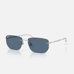 Kính Mát Unisex Rayban RB3768 Màu Xanh Bạc