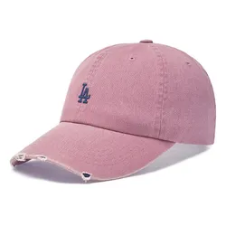Mũ MLB Retro Washed Adjustable Soft Top Baseball Cap LA 3ACPB096N-07PKS Màu Hồng