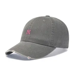 Mũ MLB Retro Washed Adjustable Soft Top Baseball Cap New York Yankees 3ACPB096N-50CGS Màu Ghi