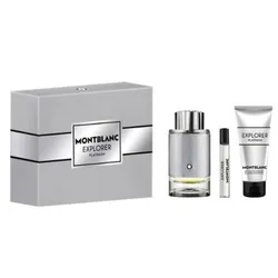 Set Nước Hoa Nam Montblanc Explorer Platinum 3 Món (EDP 100ml + 7.5ml + Shower Gel 100ml)