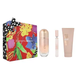 Set Nước Hoa Nữ Carolina Herrera 212 Vip Rosé EDP 3 Món (80ml + Mini10ml + Body Lotion 100ml)