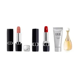 Set Nước Hoa Nữ Dior Jadore Parfum D'eau EDP + Serum + Son 5 Món