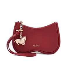 Túi Cầm Tay Nữ Pedro Red Horse Charm Leather Pouch PW4-95940015_RED_XS Màu Đỏ