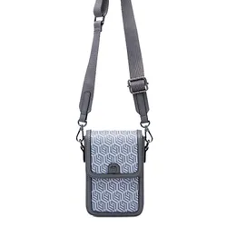 Túi Đeo Chéo Lyn Zoll Infinite Vertical Crossbody Bag - Printed Grey L26CWWA049 Màu Xám