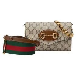 Túi Đeo Chéo Nữ Gucci Horsebit 1955 Mini Bag 724713HUHHX8565 Màu Be Nâu
