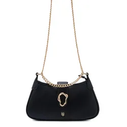 Túi Đeo Chéo Nữ Lyn Vary Infinite Shoulder Bag - Black L26CBWB021 Màu Đen