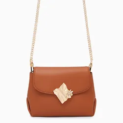 Túi Đeo Chéo Nữ Lyn Voda Infinite Crossbody Bag - Tan L26CBWB027 Màu Cam Nâu