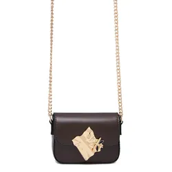 Túi Đeo Chéo Nữ Lyn Voda Infinite Mini Crossbody Bag - Dark Brown L26CBWB028 Màu Nâu