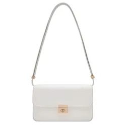 Túi Đeo Chéo Nữ Pedro Studio Leather Rectangular Shoulder Bag PW2-76390131 Chalk Màu Trắng