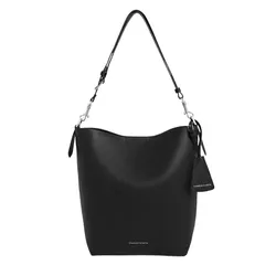 Túi Đeo Vai Nữ Charles & Keith Beryl Bucket Trapezoid Shoulder Bag Noir CK2-10151504_NOIR Màu Đen
