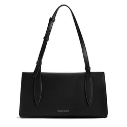 Túi Đeo Vai Nữ Charles & Keith CNK Allyn Shoulder Bag - Noir CK2-20782734_NOIR Màu Đen