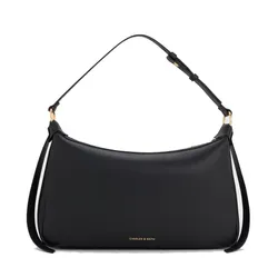 Túi Đeo Vai Nữ Charles & Keith CNK Calla Shoulder Bag - Black CK2-20671783_BLACK Màu Đen