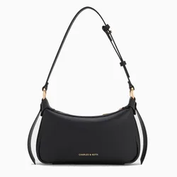 Túi Đeo Vai Nữ Charles & Keith CNKMini Calla Shoulder Bag - Black CK2-20671784  Màu Đen