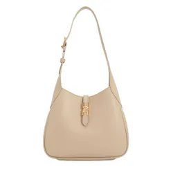Túi Đeo Vai Nữ Charles & Keith Mini Adalyn Metallic Buckle Dusted Oat Shoulder Bag CK2-40782727 Màu Be