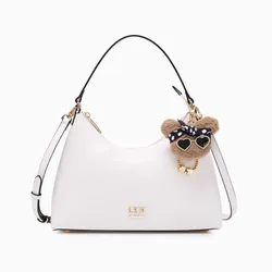 Túi Đeo Vai Nữ Lyn Betzy Ii S Shoulder Bag - Ivory L26CBWA193 Màu Trắng Kem