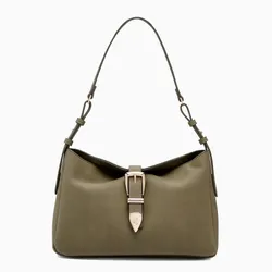 Túi Đeo Vai Nữ Lyn Luky Lu M Shoulder Bag - Dark Green L26CBWB040 Màu Xanh Green
