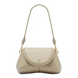 Túi Đeo Vai Nữ Lyn Pillow Flap Shoulder Bag L25FBWC007 Taupe Màu Nâu Xám