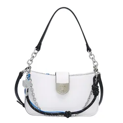 Túi Đeo Vai Nữ Lyn Re-Edit Explore Athella S Shoulder Bag L26CBWA120 White Màu Trắng