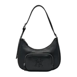Túi Đeo Vai Nữ MLB Basic Vintage Logo Hobo Bag New York Yankees 3ABQV026N-50BKS Màu Đen
