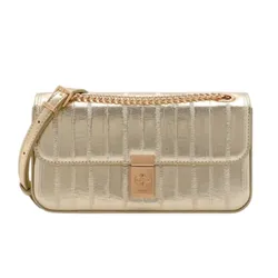 Túi Đeo Vai Nữ Pedro Farida Leather Mini Shoulder Bag PW2-76390137 Gold Màu Vàng