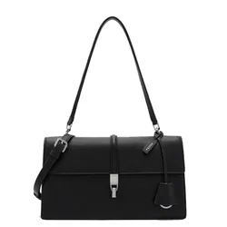 Túi Đeo Vai Nữ Pedro Hitch Flap Shoulder Bag Black PW2-75210190 Màu Đen