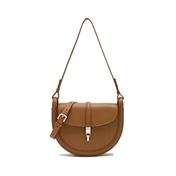 Túi Đeo Vai Nữ Pedro Hitch Leather Shoulder Bag - Cognac PW2-75060135_COGNAC_S Màu Nâu