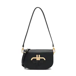 Túi Đeo Vai Nữ Pedro  Icon Leather Shoulder Bag - Black PW2-75210151_BLACK_XS Màu Đen