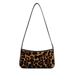 Túi Đeo Vai Nữ Pedro Jatte Calf Hair Shoulder Bag PW4-95940013-3 Multi Màu Đen/Nâu