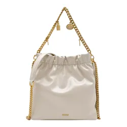 Túi Đeo Vai Nữ Pedro Pleated Cami Shoulder Bag PW2-75060105-1 Beige Màu Be