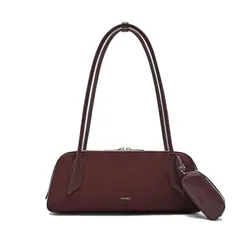 Túi Đeo Vai Nữ Pedro Serif Shoulder Bag Burgundy PW2-76390134-3_BURGUN_M Màu Đỏ