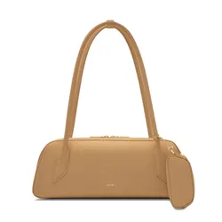 Túi Đeo Vai Nữ Pedro Serif Shoulder Bag - Camel PW2-76390134-1_CAMEL_M Màu Nâu