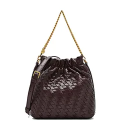 Túi Đeo Vai Nữ Pedro Small Square Shoulder Bag Burgundy Red PW2-75060105-2 Màu Đỏ Tía