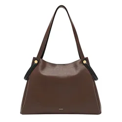 Túi Đeo Vai Nữ Pedro Stirrup Tote Bag PW2-45060025 Dark Brown Màu Nâu