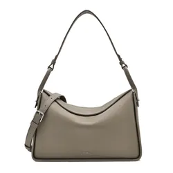 Túi Đeo Vai Pedro Demi Maxi Rectangular Shoulder Bag Gray Brown PW2-75210180-1 Màu Nâu Xám