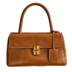 Túi Tote Nữ Charles & Keith CNK Acelynn Rope-Chain Distressed Tan CK2-30671895 Màu Nâu