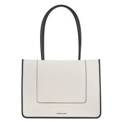 Túi Tote Nữ Charles & Keith CNK Daylla Bag Cream CK2-31200033 Màu Kem
