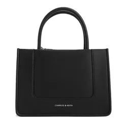 Túi Tote Nữ Charles & Keith CNK Daylla Mini Bag Black CK2-30701396 Màu Đen