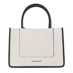 Túi Tote Nữ Charles & Keith CNK Daylla Mini Bag Cream CK2-30701396 Màu Kem