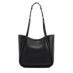 Túi Tote Nữ Charles & Keith CNK Lyla Tubular Mini Bag Black CK2-30782647 Màu Đen