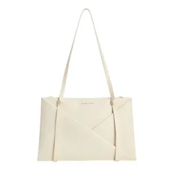 Túi Tote Nữ Charles & Keith CNK Midori Bag Cream CK2-30271268 Màu Kem