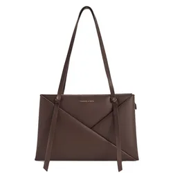 Túi Tote Nữ Charles & Keith CNK Midori Bag Midori Bag Dark Brown CK2-30271268 Màu Nâu Đen